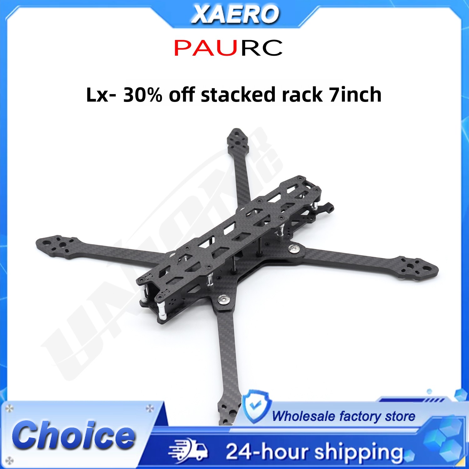 PAURC LX-7 Foldable 7 Inch FPV - Drone Kit Octocopter review and price